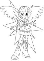 kolorowanki  Equestria Girls malowanki nr  11